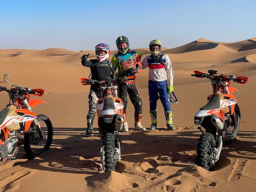 tour moto desert maroc